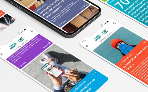 Mockups de l'application Impulsions